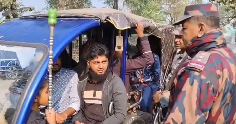 বিজিবির তল্লাশি